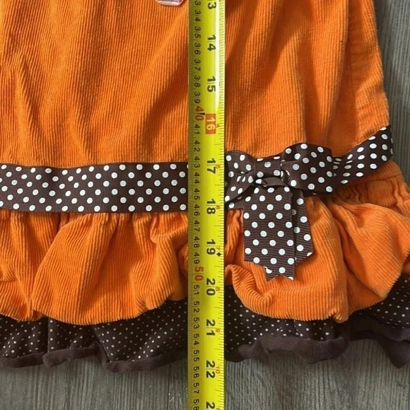 Vintage Jessica Ann Handmade Girls Fall Dress- us  6 - Picture 3 of 6